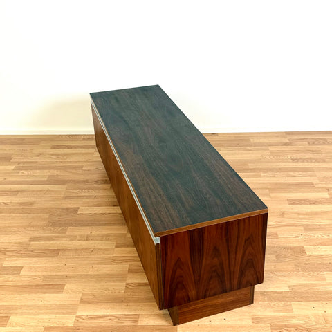 Sideboard "Mambo" in walnut by Jan Ole Ertzeid, 1970s, Denmark - Beyo Vintage