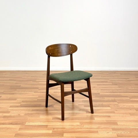 Set of 6 dining chairs in teak and beech, model Boel, Ikea, 1960s, Sweden - Beyo Vintage