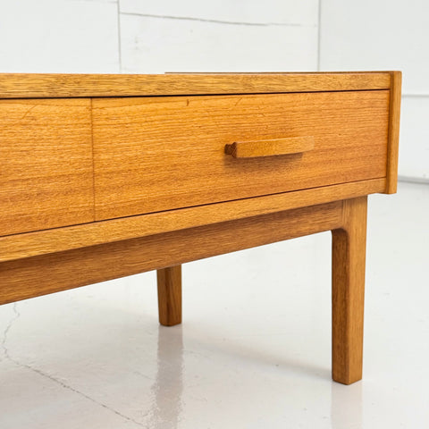 Halltable in teak with 2 drawers, Sweden 1960s - Beyo Vintage