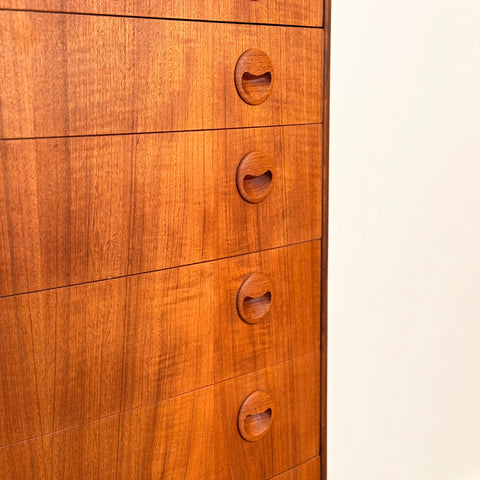 PRICE Chest of 7 drawers in teak, 1950s-60s, Denmark - Beyo Vintage