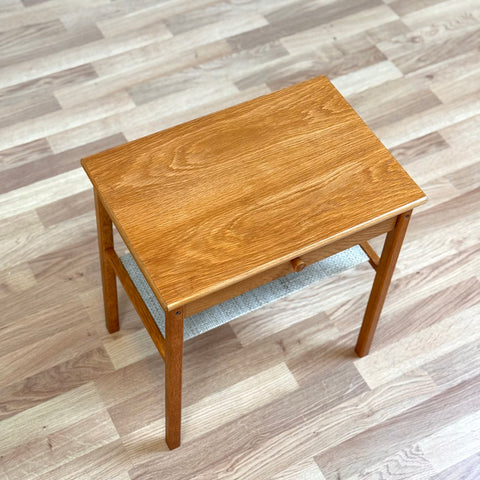 Bedside table in teak, 1970s, Sweden - Beyo Vintage