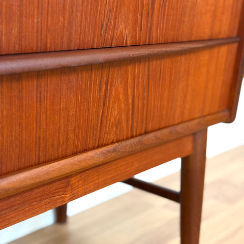 Highboard in teak, 1950s-60s, Denmark - Beyo Vintage