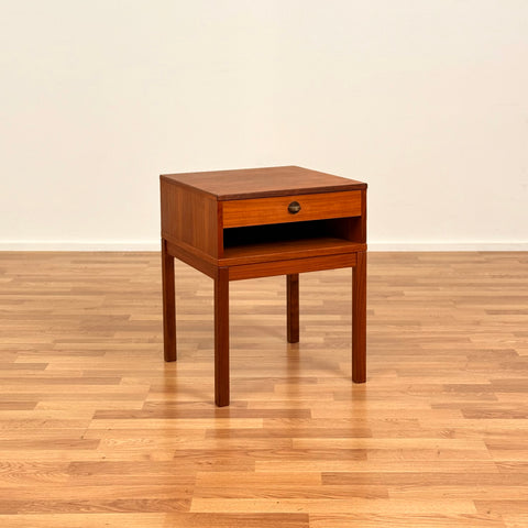 Bedside table in teak, 1960s-70s, Sweden