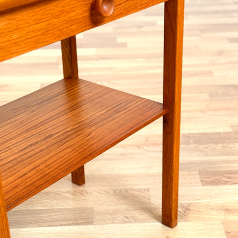 Side table in teak, 1950s-60s