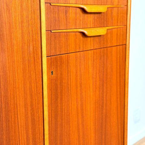 Highboard in teak by B. Fridhagen for Bodafors, 1950s-60s, Sweden