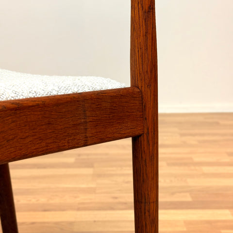 Set of 4 dining chairs in oak, by FDB Møbler, 1950s-60s, Denmark