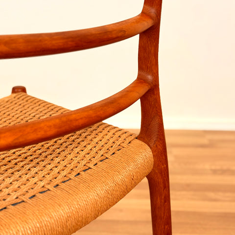 Dining chairs in teak by Niels O. Moller