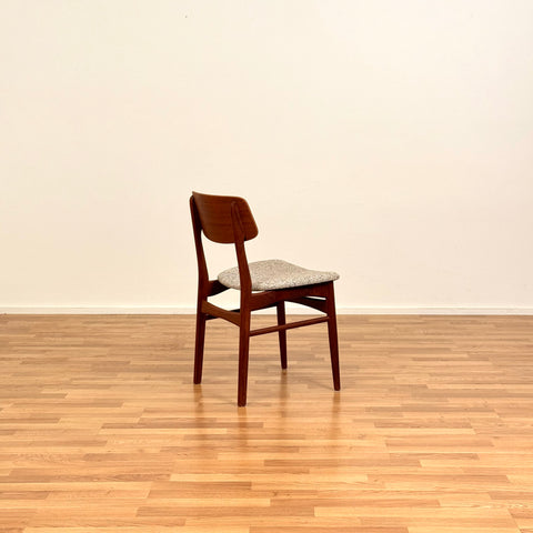Set om 6 matstolar i teak av Farstrup, 1950-60-tal, Danmark