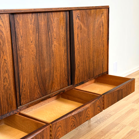 PRICE Highboard in Santos rosewood by E.W Bach, 1950s-60s, Denmark - Beyo Vintage