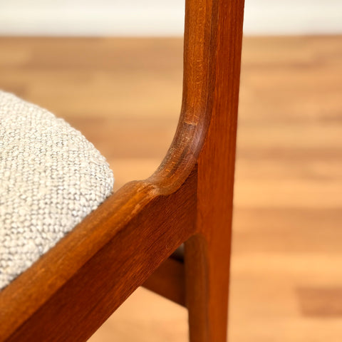 Set of 4 dining chairs in teak by Erik Buch, 1950s-60s, Denmark