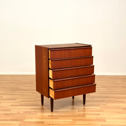 Chest of drawers in teak by Hanbjerg Møbelfabrik