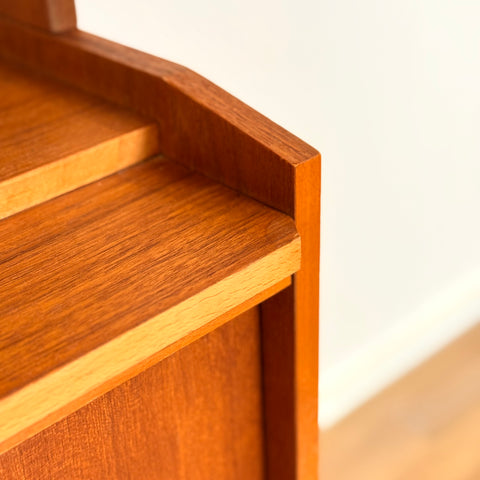 Bookshelf in teak, 1960s-70s, Sweden