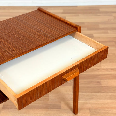 Set of 2 bedside tables in teak, 1950s-60s, Sweden