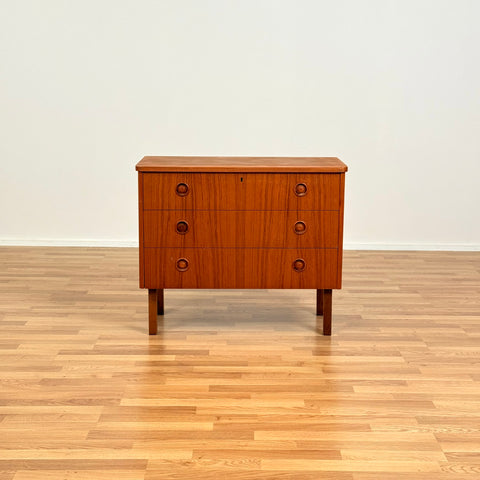 Chest of drawers in teak, 1950s-60s, Sweden