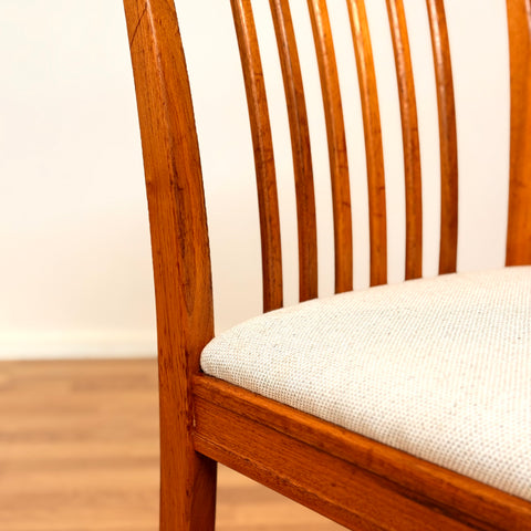 Dining chairs in walnut by Svante Skogh