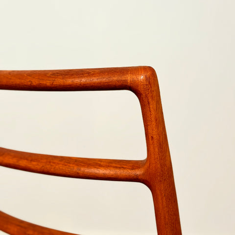 Dining chairs in teak by Niels O. Moller