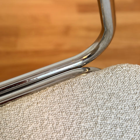 Two armchair in chrome 'model Dodó', 1960s-70s, Hungary