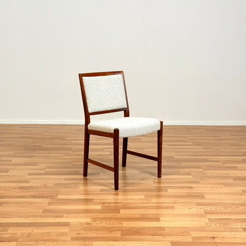 Dining chairs in walnut by Skaraborgs Möbelindustri AB