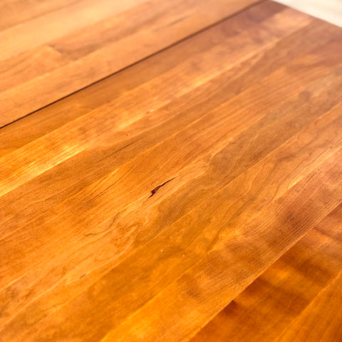 Dining table in cherry by Skovby Møbelfabrik, Model 75, ca. 1980s, Denmark - Beyo Vintage