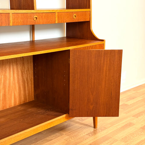 Bookshelf in teak, Sweden