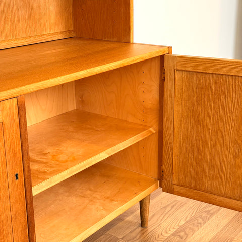 Bookshelf in oak by Troeds, model 'Domimonte', designed by Nils Jonsson, 1960s-70s, Sweden