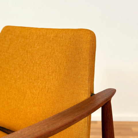 Armchair in solid teak, 1950s-60s Denmark