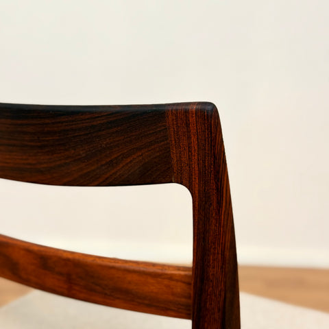Dining chairs in Santos rosewood by Troeds