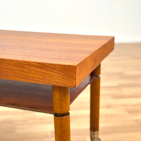 Side table / Trolley in teak, 1950s-60s, Denmark - Beyo Vintage