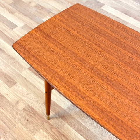 Coffee table in teak by Alberts Tibro, 1950s-60s, Sweden