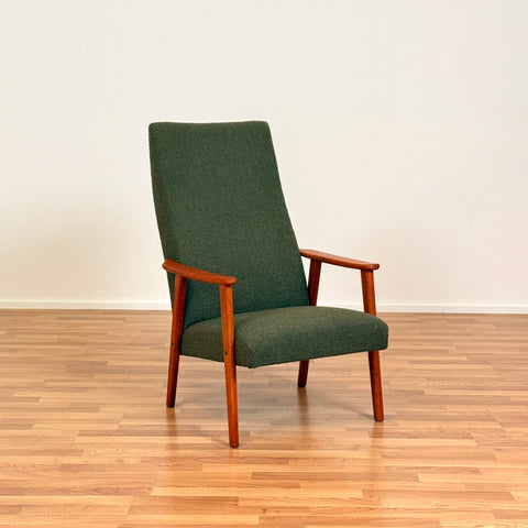 Armchair in solid teak, 1950s-60s, Sweden