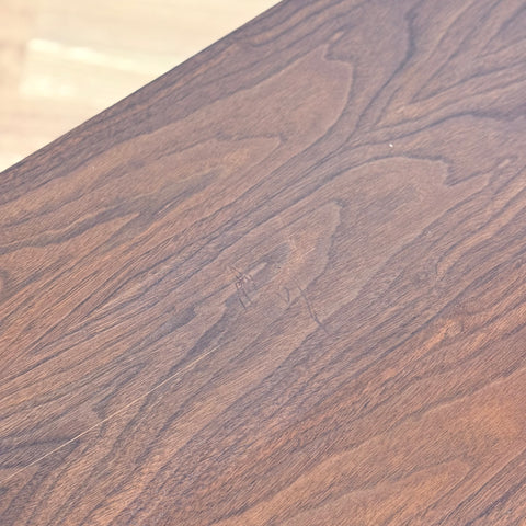 Side table in teak & walnut, 1950s-60s, Denmark