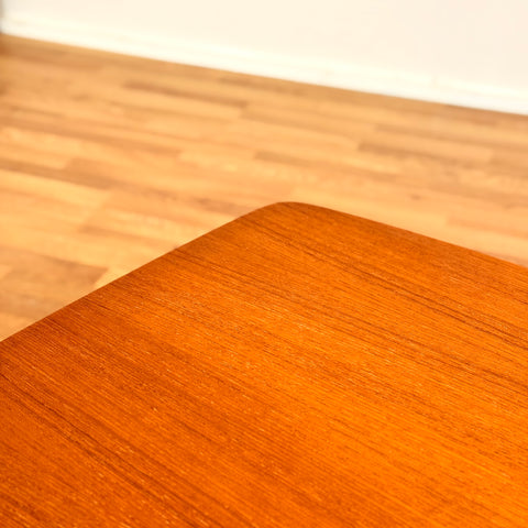 Coffee table in teak & beech, 1950s-60s, Sweden