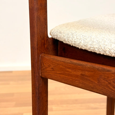 Set of 8 dining chairs in teak by Sorø Stolefabrik, 1950s-60s, Denmark