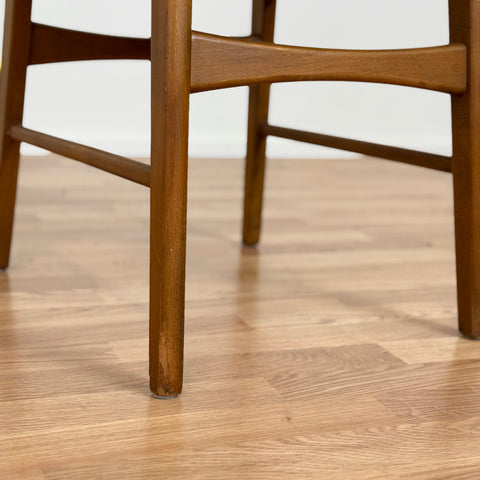 Set of 2 chairs in teak and beech, 1950-60s, Denmark - Beyo Vintage