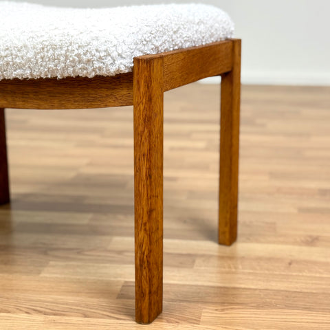 Stool in oak, 1950s-60s - Beyo Vintage