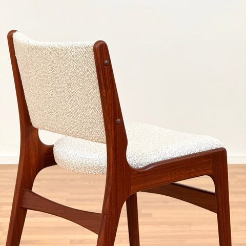 Set of 6 dining chairs in solid teak, by Eric Buch, 1950s-60s, Denmark - Beyo Vintage