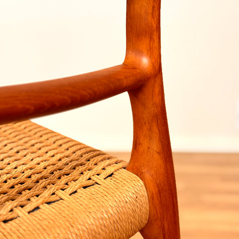 Dining chairs in teak by Niels O. Moller
