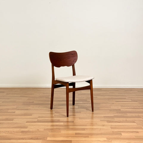 Set of 4 dining chairs in teak and oak, 1950s-60s, Denmark - Beyo Vintage