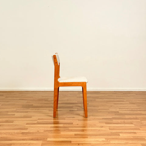 Set of 4 dining chairs in beech, 1980s, Denmark - Beyo Vintage