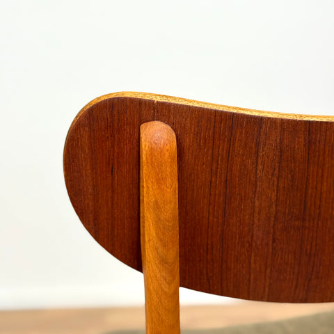 Set of 4 dining chairs in teak & beech, 1950s-60s, Denmark - Beyo Vintage