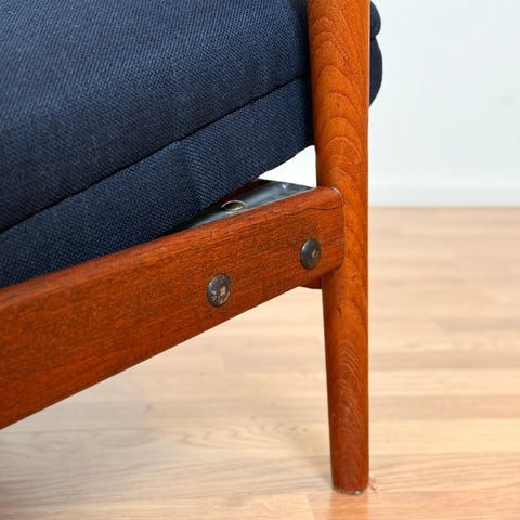 Armchair in solid teak by Stokke Møbelfabrikk, 1950s-60s, Norway - Beyo Vintage