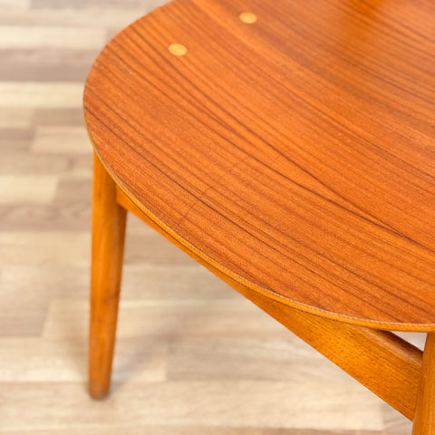 Set of 4 dining chairs in teak & beech, Sven-Erik Fryklund, Hagafors Stolfabrik, Nässjö, 1950s-60s, Sweden