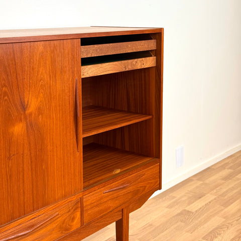 Highboard in teak, 1950s-60s, Denmark - Beyo Vintage