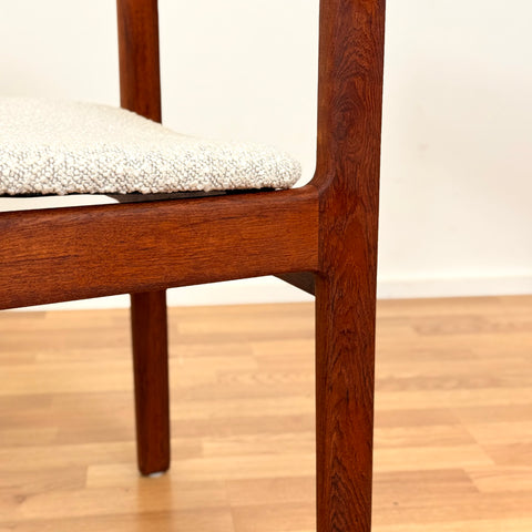 Set of 8 dining chairs in teak by Sorø Stolefabrik, 1950s-60s, Denmark