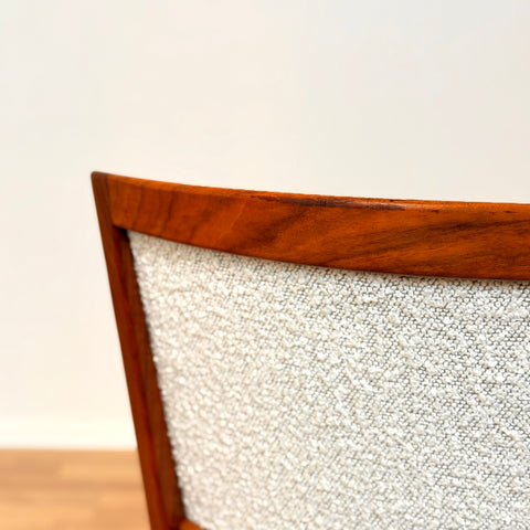 Dining chairs in walnut by Skaraborgs Möbelindustri AB
