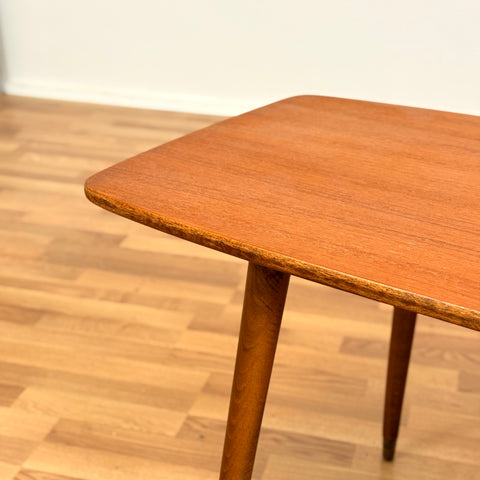 Coffee table in teak & beech, 1950s-60s, Sweden