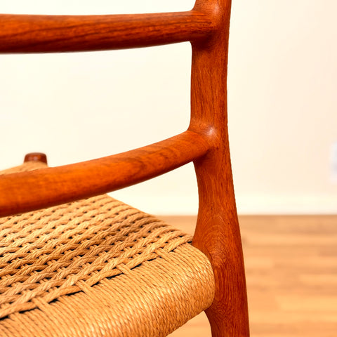 Dining chairs in teak by Niels O. Moller