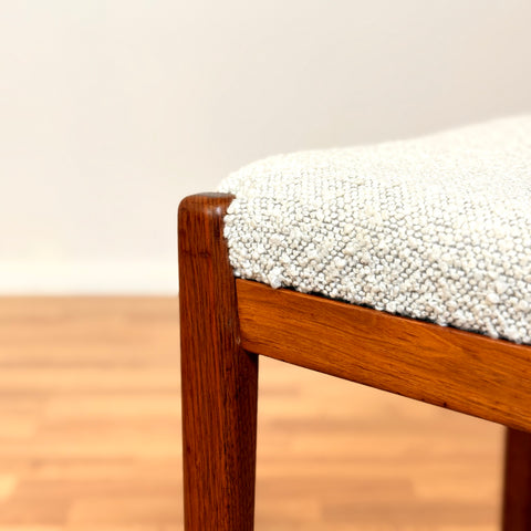Dining chairs in walnut by Skaraborgs Möbelindustri AB