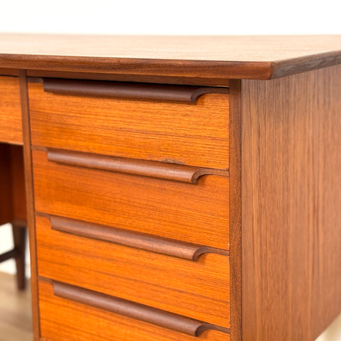 Writing desk in teak, 1950s-60s, Denmark - Beyo Vintage