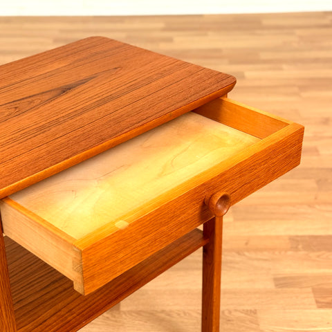 Side table in teak, 1950s-60s